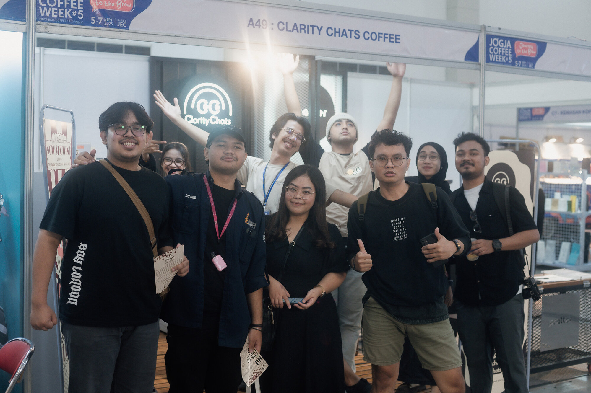 ClarityChats team at Jogja Coffee Week
